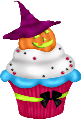 a halloween cupcake